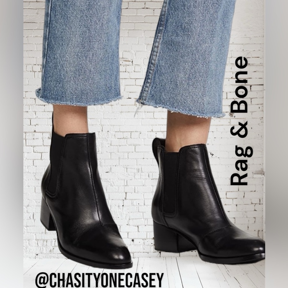 🆕🖤 Rag & Bone Walker Booties Size 6.5 BRAND NEW IN BOX WITH DUST BAG! 🖤
